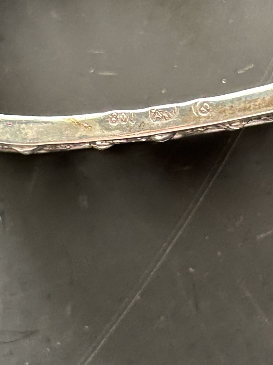 Tutte le decorazioni: Antike kleine Saliere 800 Silber – Usato da Zumikon venduto da tuna007 7