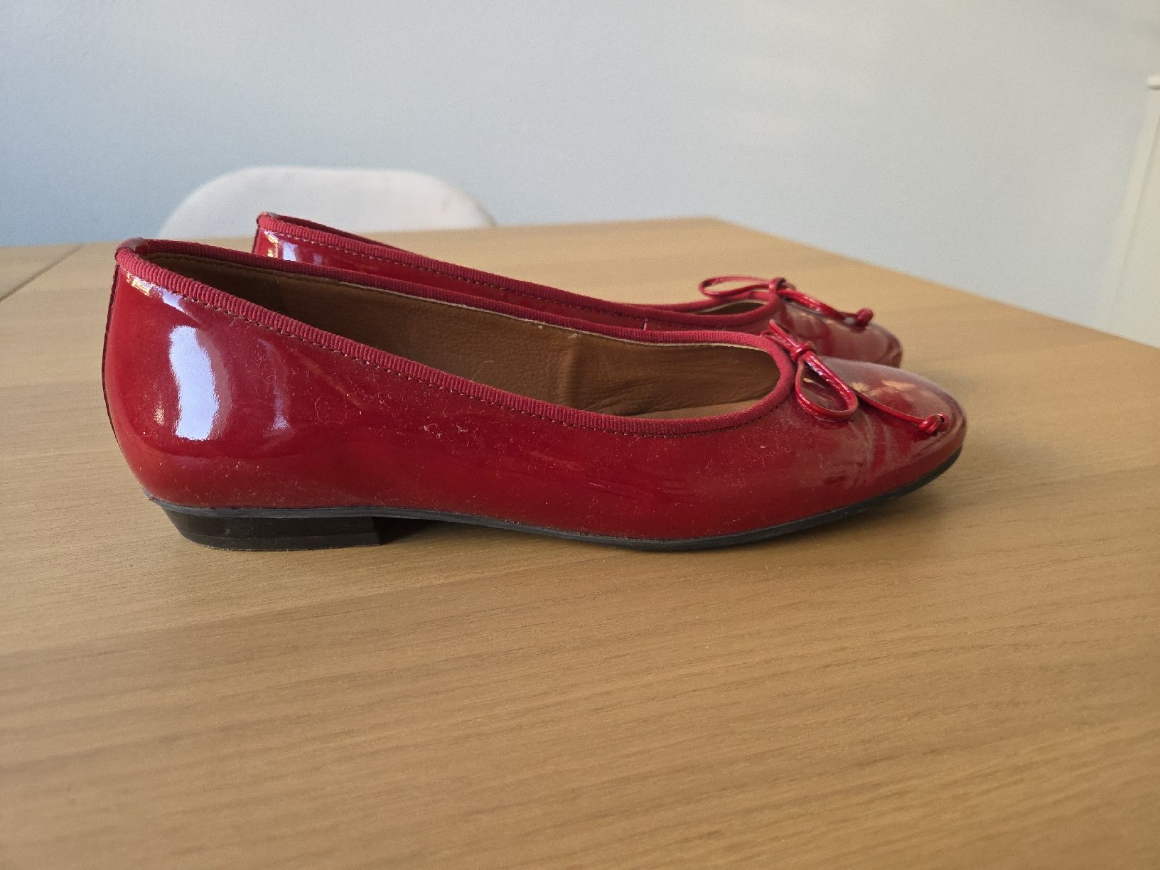 Scarpe da donna: rote Ballerina Leder – Usato da Wetzikon ZH venduto da saho_xhv9 1