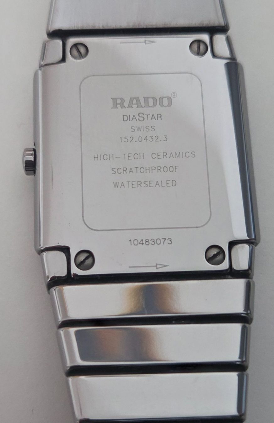 Rado Orologi: RADO Diastar High Tech Ceramics, Scratchproof, Watersealed – Usato da Möriken AG venduto da Mavo 1