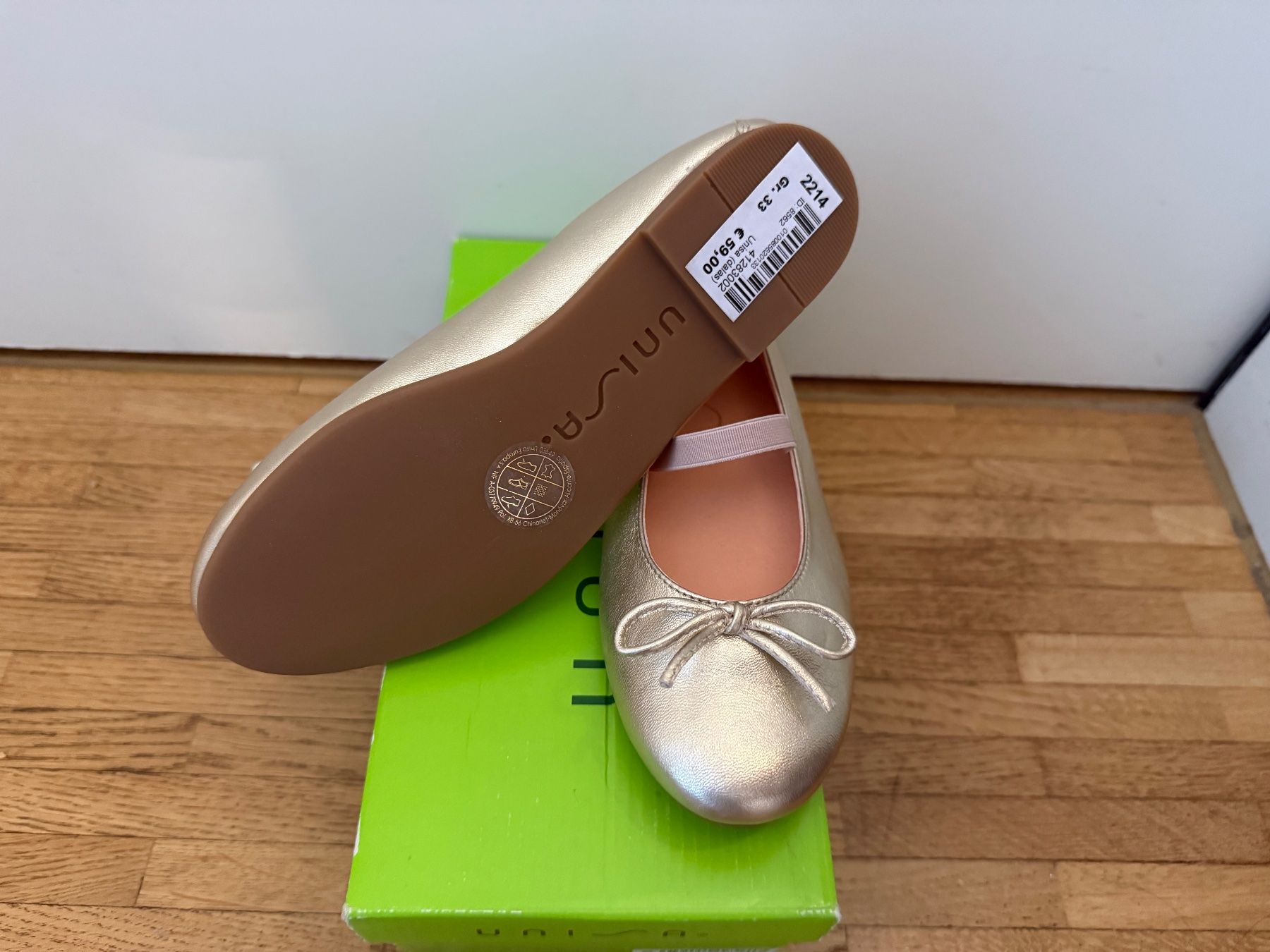 Unisa Schuhe für Mädchen: Schuhe Ballerinas Unisa Gr.33 Neu – Neu und originalverpackt aus Zürich von makmakmak 3