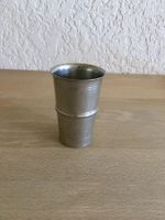 6 Zinnbecher mit Wulst von 1957
