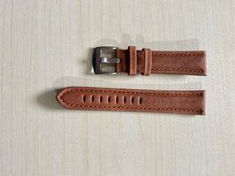 Braunes Leder Uhrenarmband 20mm - Top Zustand!