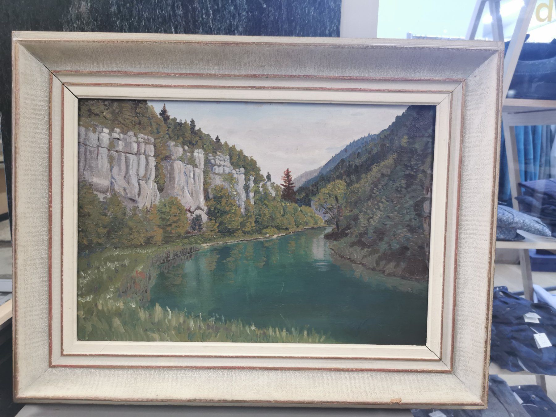 Gemälde: HUILE SUR TOILE SIGNÉE ET DATÉE 56 – Gebraucht aus Genève von Qanil77