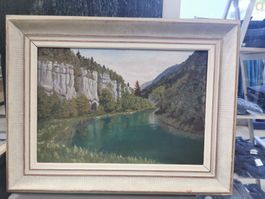HUILE SUR TOILE SIGNÉE ET DATÉE 56