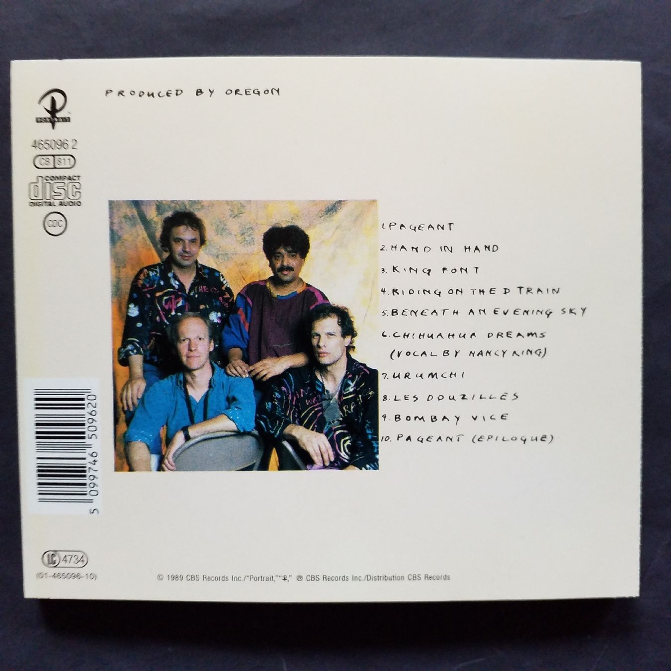 CDs: OREGON,  45 th parallel - 1989 cd  - NEW - – Neu (gemäss Beschreibung) aus Yverdon-les-Bains von Jacotreut 1