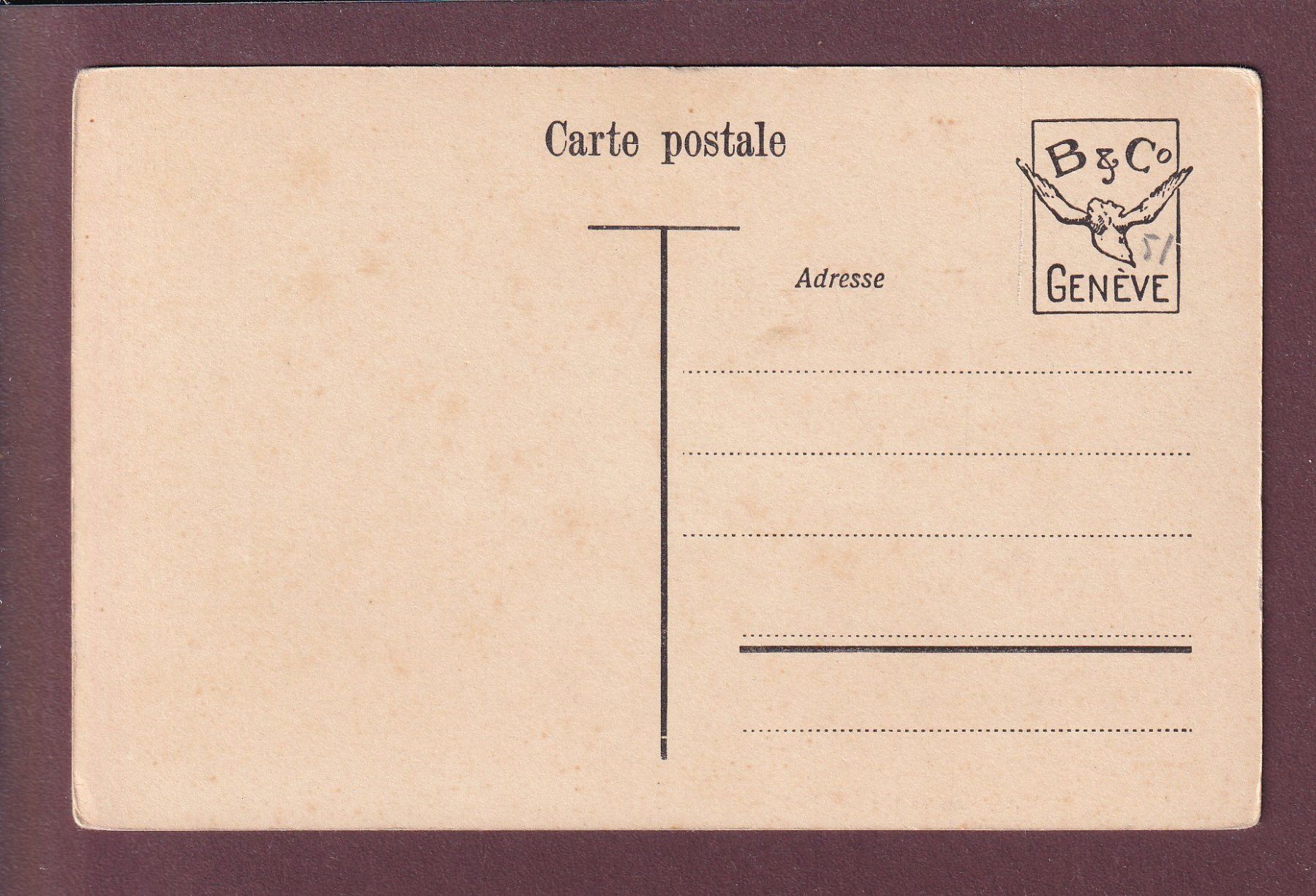 Cartoline postali: GENEVE - Hôtel Suisse - Tram – Usato da Pully venduto da nicecards 1