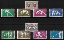 1950 - 1951 Pro Patria B46 - B55 postfrisch **