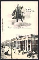 Stuttgart, Fliegender Herr über dem K