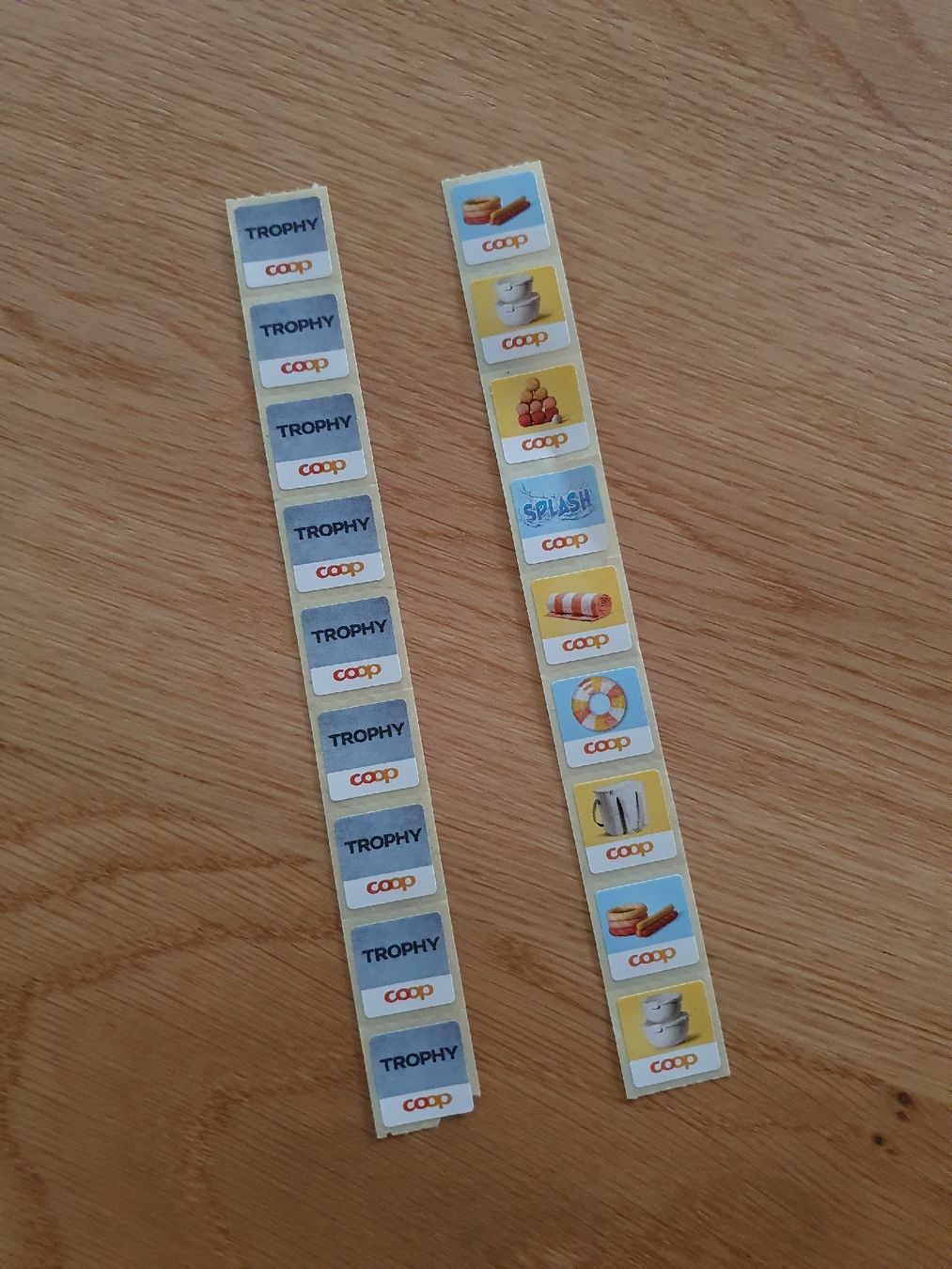Sticker: Coop Sammelmarken/ Trophy Splash  – Nuovo e nell'imballaggio originale da St.Gallen venduto da Avena135