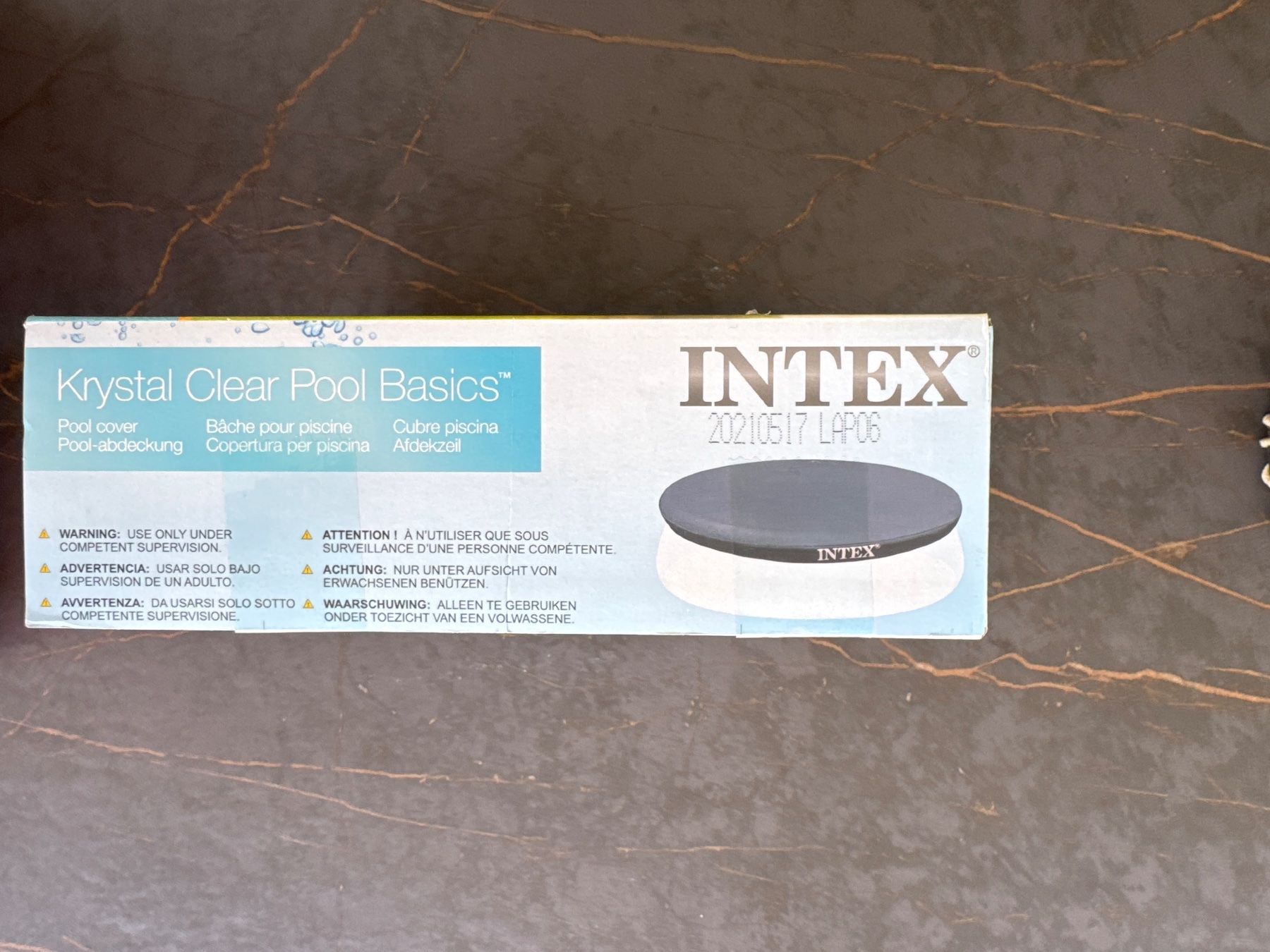 Intex Piscine: INTEX Pool Abdeckung 2.2m Krystal Clear Pool Basics Neu – Nuovo e nell'imballaggio originale da Bassersdorf venduto da Zysti 1