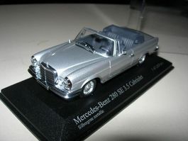 Mercedes-Benz 280 SE3.5 Cabriolet 1970  * Minichamps 1:43