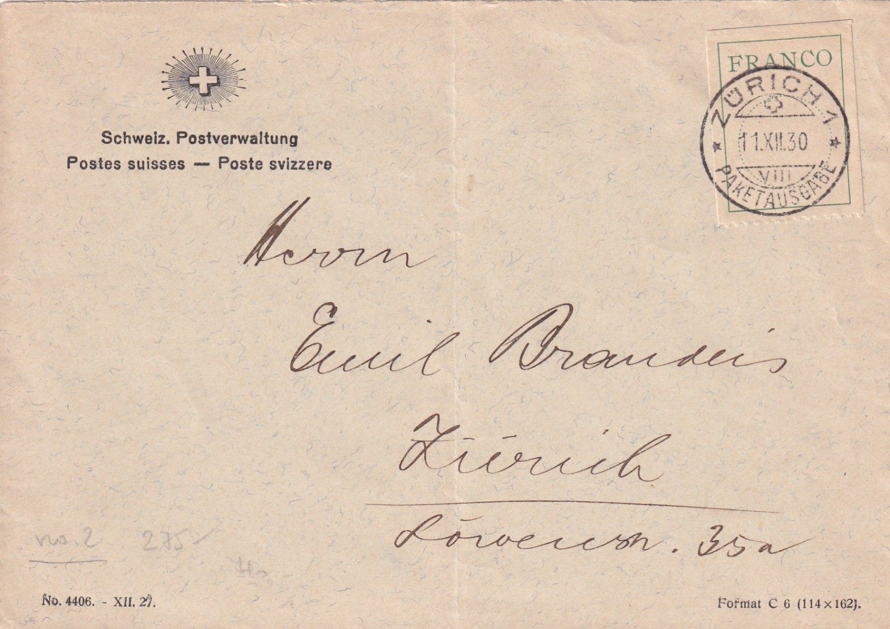 Tutti i francobolli: Francozettel 1930 – Usato da Birsfelden venduto da chr_yq2g
