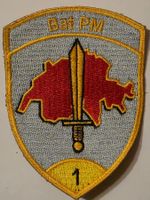 Militarpolizei Badge Bat PM 1 Gelb Original neu