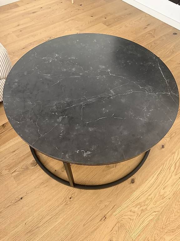 Tavoli: Moderner Couchtisch in Marmoroptik schwarz – Usato da Dällikon venduto da nit_l52s 1