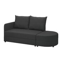 IKEA Sofa LINDÅKRA Bso 2 VISSLE dunkelgrau