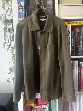 COS relaxed Overshirt, Grösse L, olivegrün