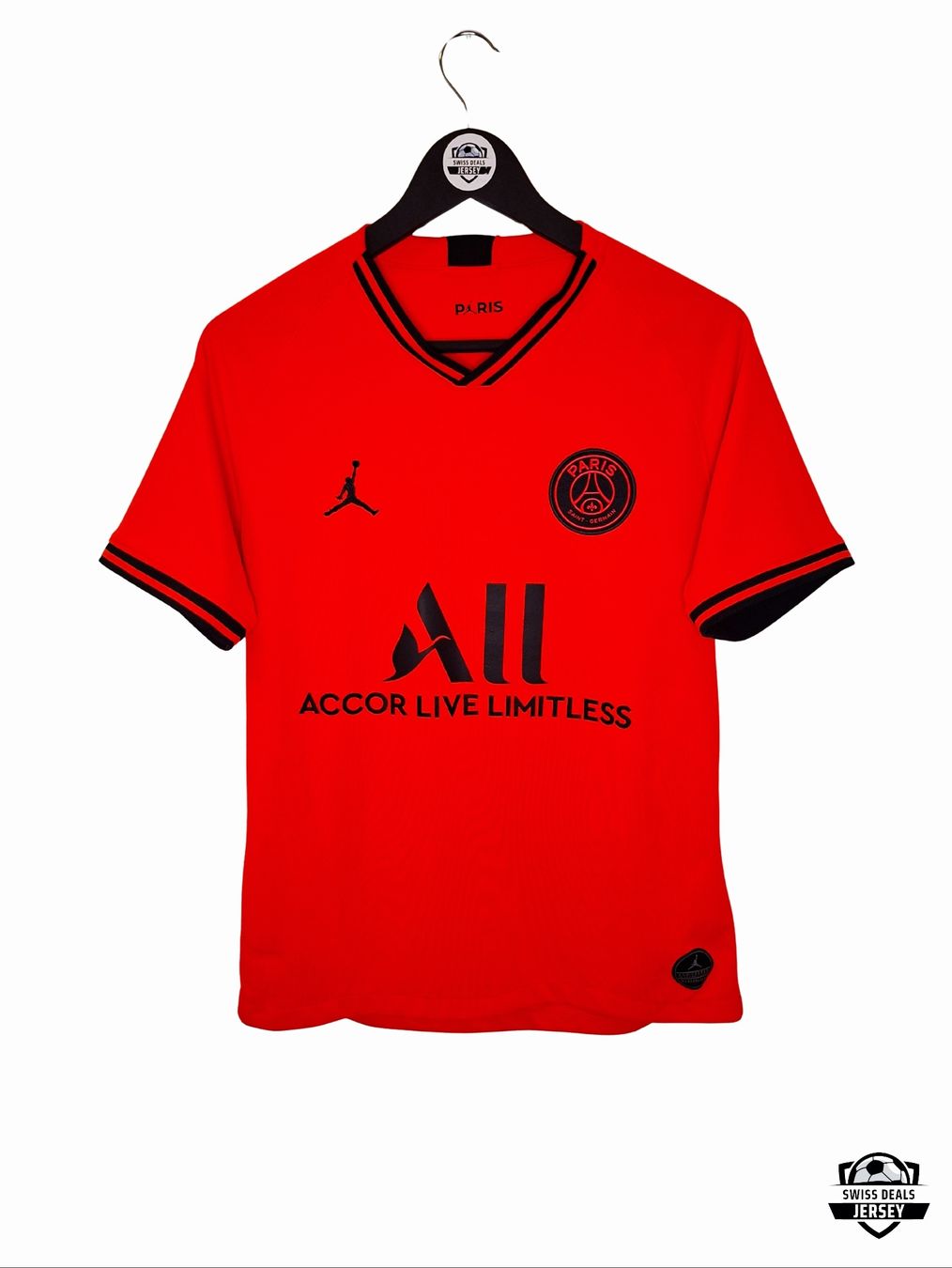 Nike Canottiere & Pantaloni: MBAPPE #7 Original PSG 2019-20 Away Trikot – Usato da St-Léonard venduto da SwissDealsJersey 1