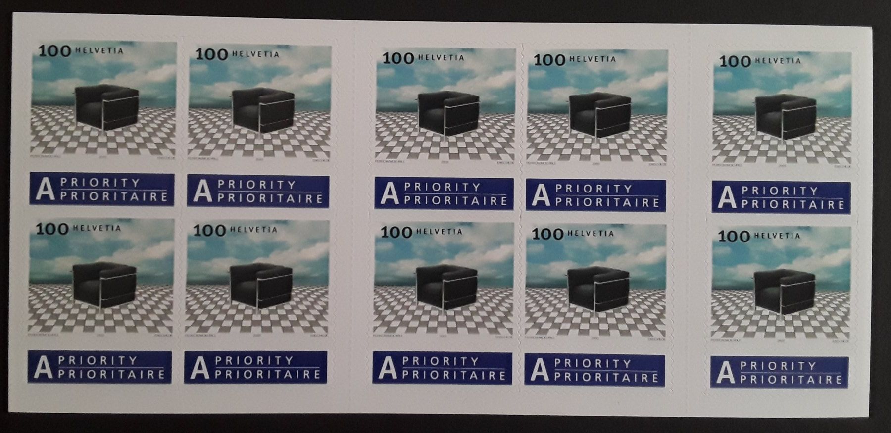 Tutti i francobolli: 2003: Markenheftchen   Nr.0-113 mit 10 X 1.00  ** – Usato da Walperswil venduto da Tcheidi