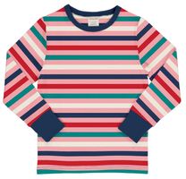 Maxomorra Langarmshirt Stripe Blossom Grösse 110/116