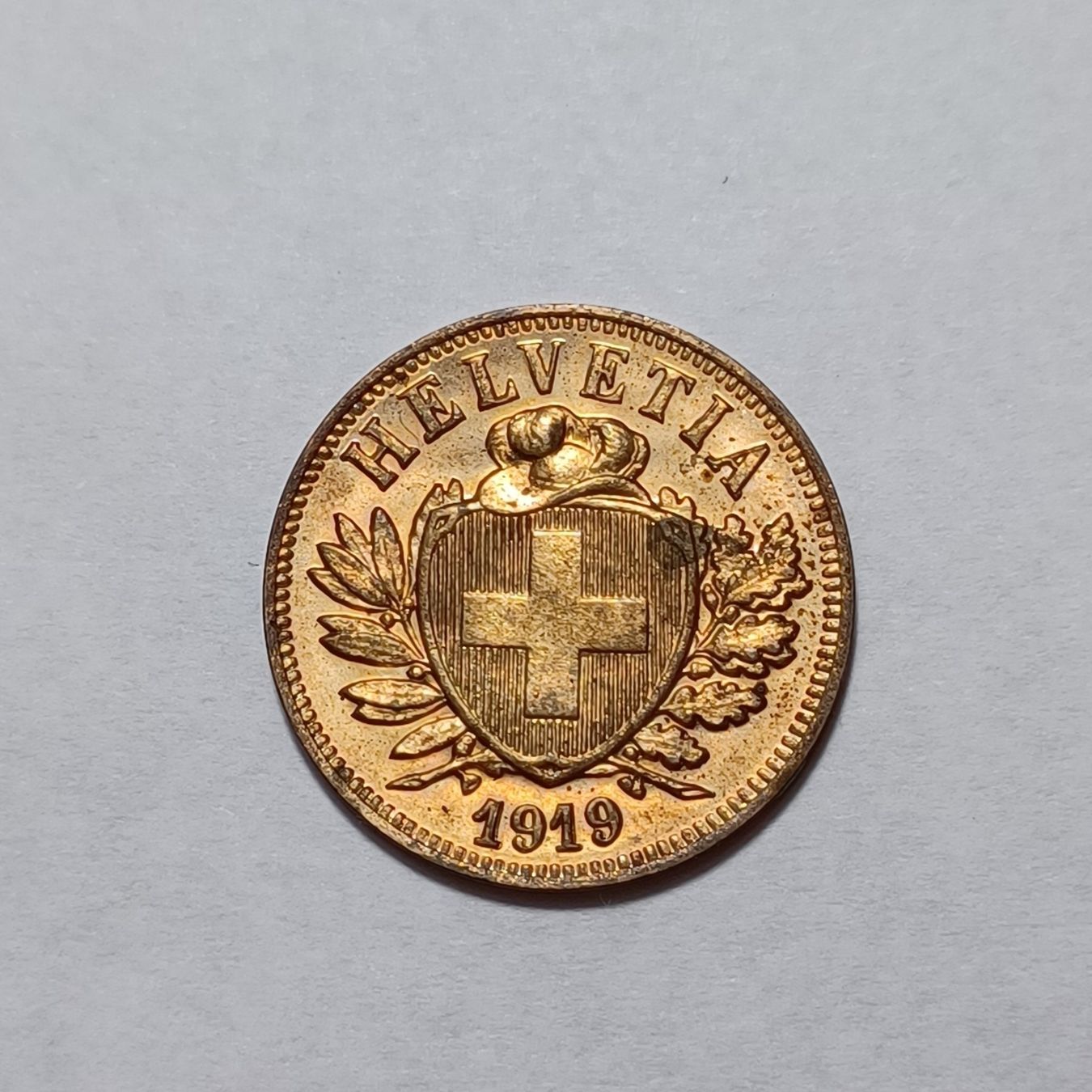 Alle Münzen: 2 Rappen 1919 stgl – Neu (gemäss Beschreibung) aus Pfäffikon ZH von Schweizer_Muenzen
