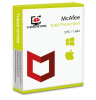 McAfee Total Protection 5 Geräte für 1 Jahr