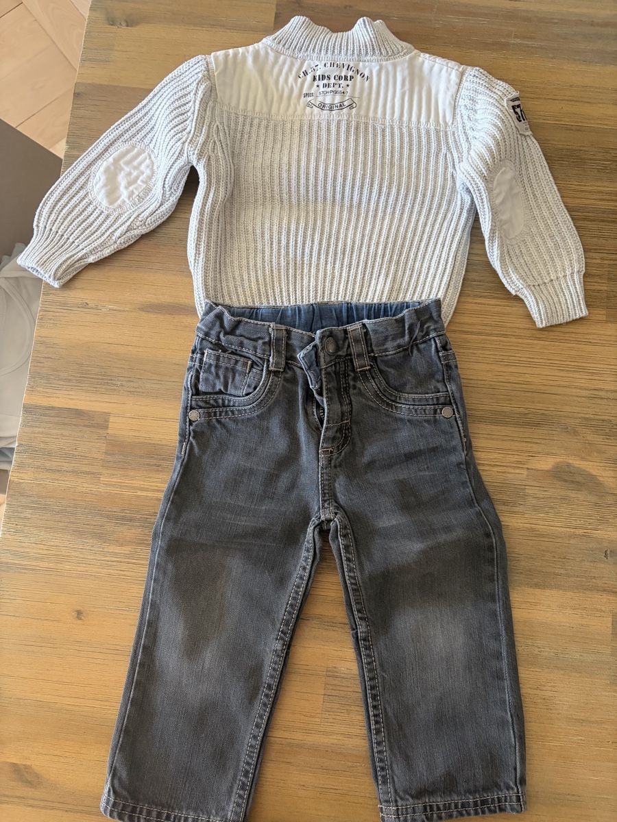 Chevignon Pantaloni: Ensemble d'hiver Chevignon 12 mois - Pull et Jean | Comme ne – Nuovo (secondo la descrizione) da Sion venduto da Nelsonkatz 3