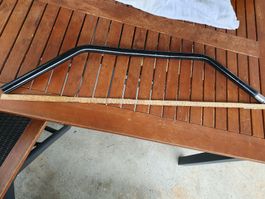 Lenker Harley 87cm  Durchmess. 25,6mm, stahl schwarz gebr.
