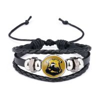Neu Harry Potter Lederarmband mit Amulett