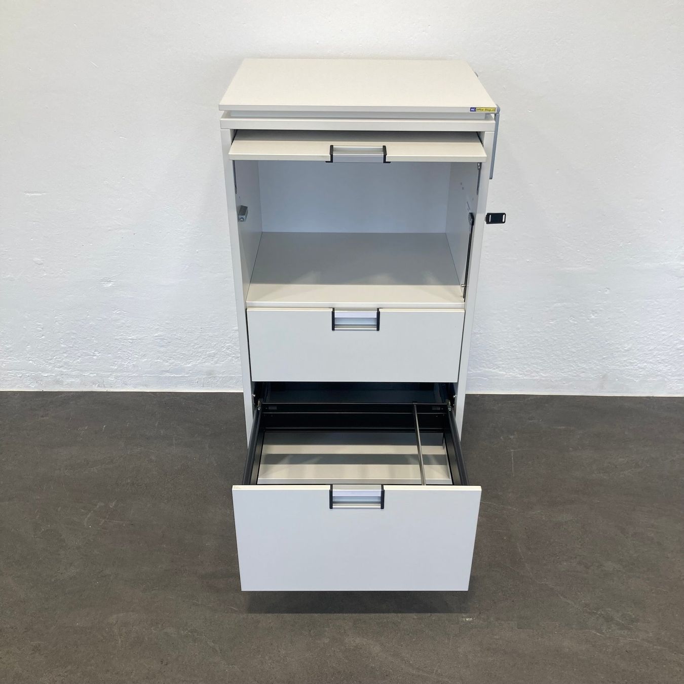 Armadi: Steelcase Moby Roll-Caddy - Weiss - mit Hängerahmen - mit – Usato da Schönenwerd venduto da mcofficeshop 1