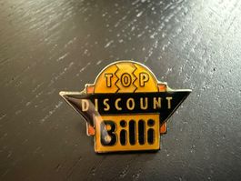 Top Discount Billi Anstecknadel / Pin - Sammlerstück!