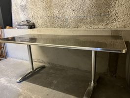 Gartentisch mit Aluminium-Deckblatt