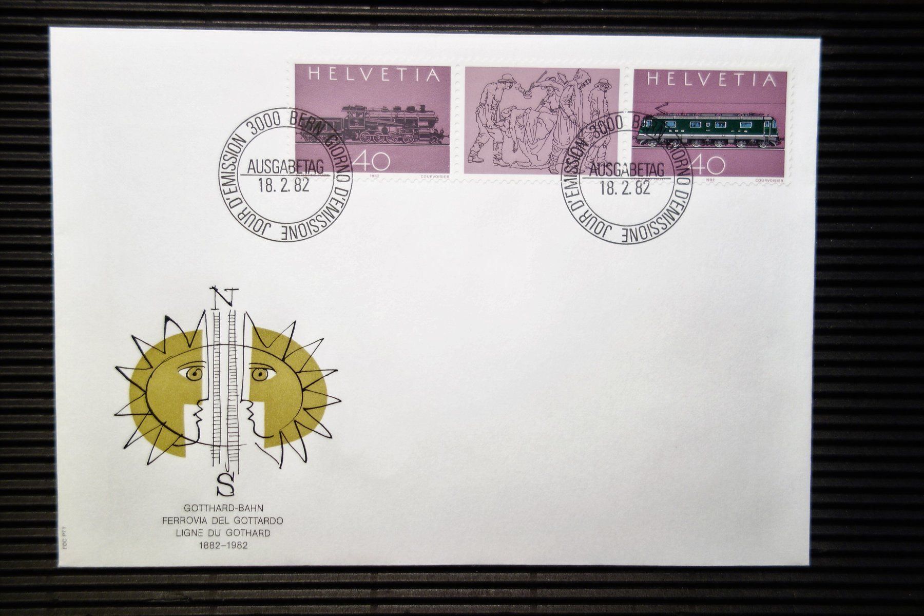 Tutti i francobolli: 1982 FDC 100 Jahre Gotthard-Bahn – Nuovo (secondo la descrizione) da Mettmenstetten venduto da Sutasso
