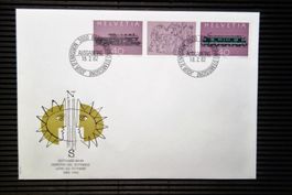 1982 FDC 100 Jahre Gotthard-Bahn