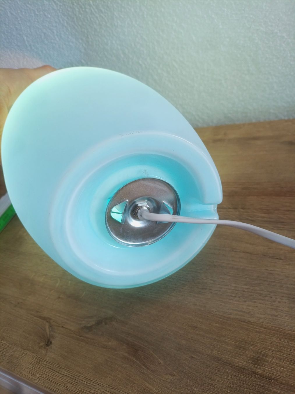 Ikea Lampen: Ikea Glaslampe Blau aus den 90ern, 40cm – Gebraucht aus Wil SG von Donaldus 6