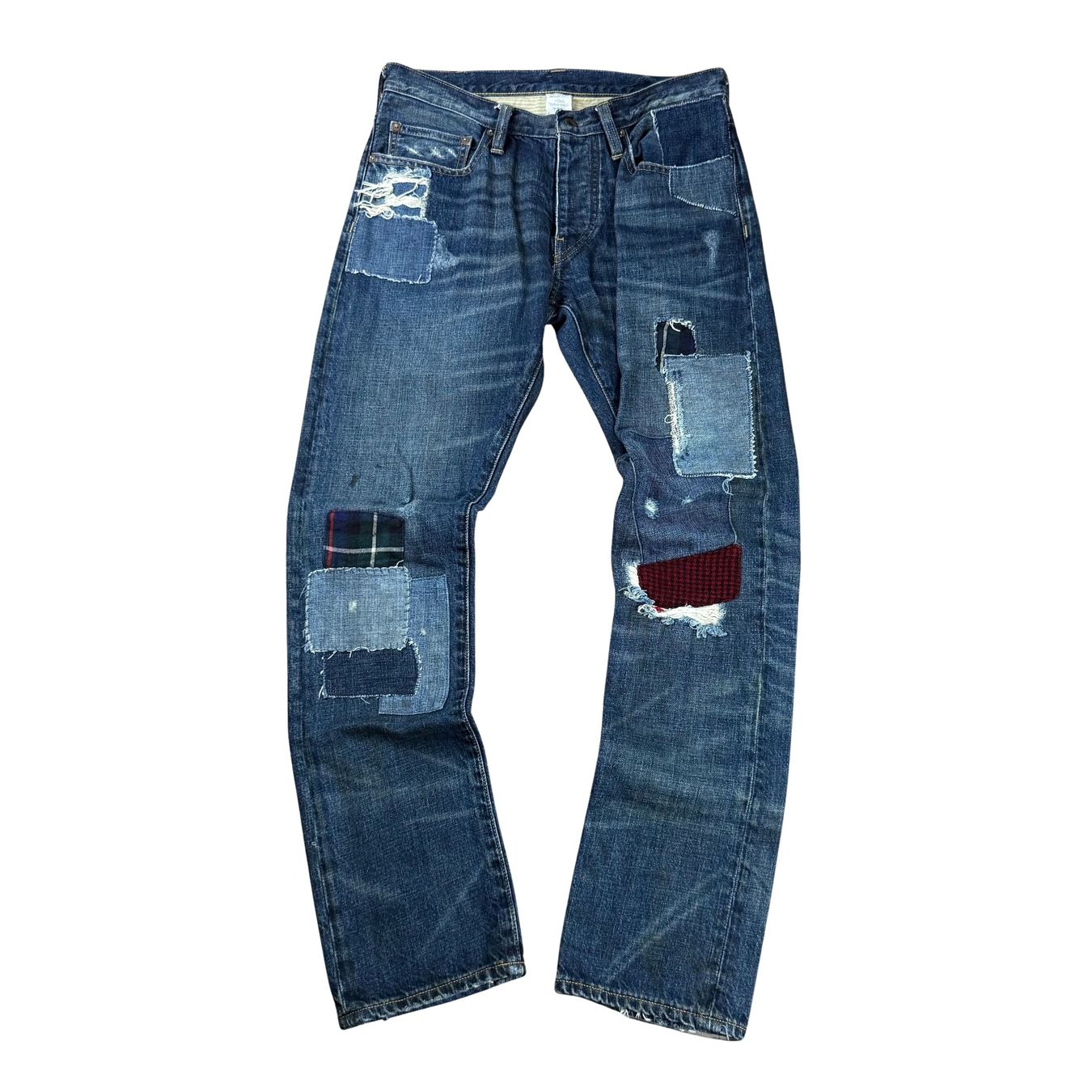 Ralph Lauren Jeans: Vintage Ralph Lauren Rugby Patchwork Jeans  - M – Gebraucht aus Herisau von 1asupply