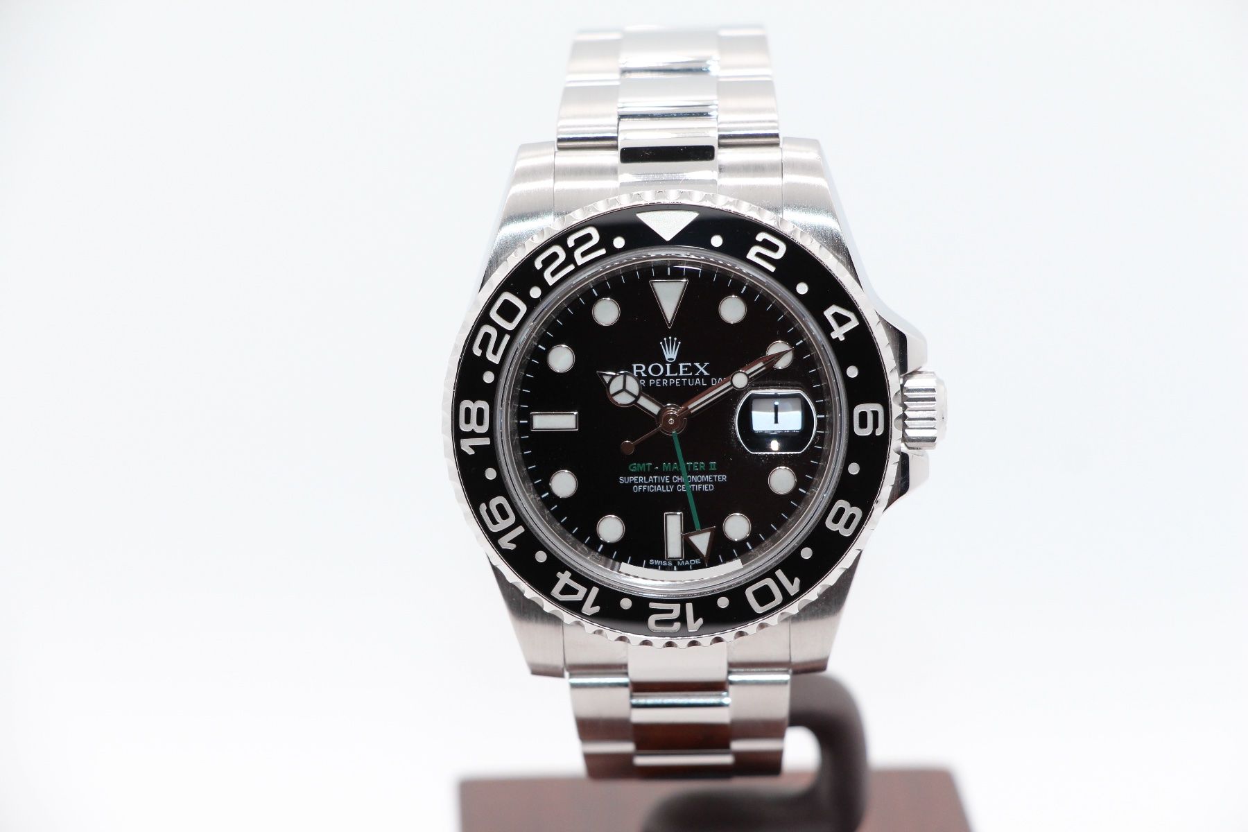 Rolex Orologi: Rolex GMT-Master II Ref. 116710LN, Original Box und Papiere – Usato da Zug venduto da eMDi_Collection
