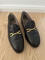 Damen Loafer von Unisa schwarz gefüttert, Grösse 38