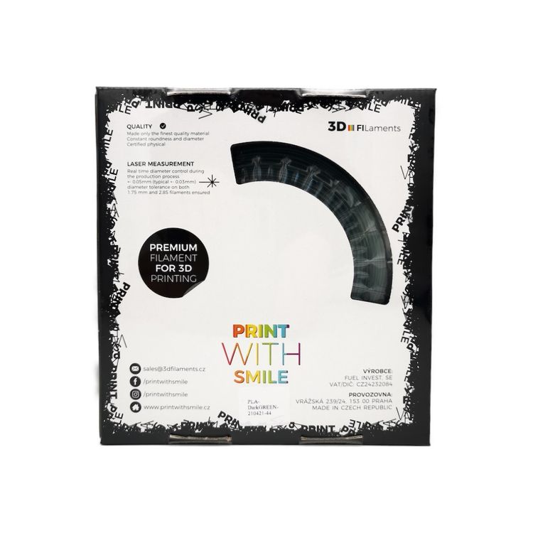 Print with smile premium pla dark green 1 75mm 500g kaufen auf ricardo