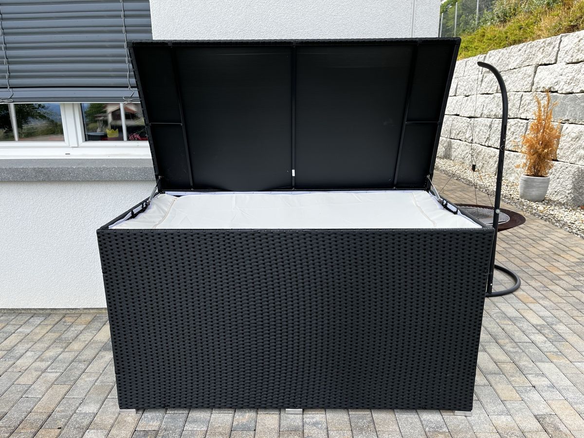 Vidaxl Auflagenboxen: Grosse Kissenbox Gartenbox Polyrattan – Gebraucht aus Wolfisberg von sam92 1