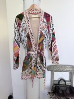 Sissel Edelbo Kimono Jacke bunt mit Bindegürtel neuwertig
