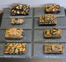 Konvolut 8x Militär Panzer Modelle 1:72 Wehrmacht Plastik