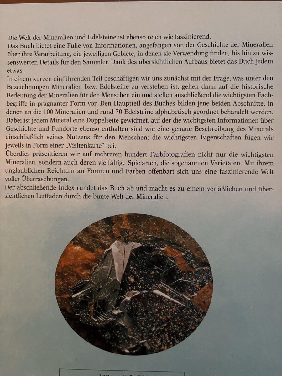 Libri: !! EDELSTEINE/MINERALIEN BUCH – Nuovo (secondo la descrizione) da Arlesheim venduto da MR_M_B 2