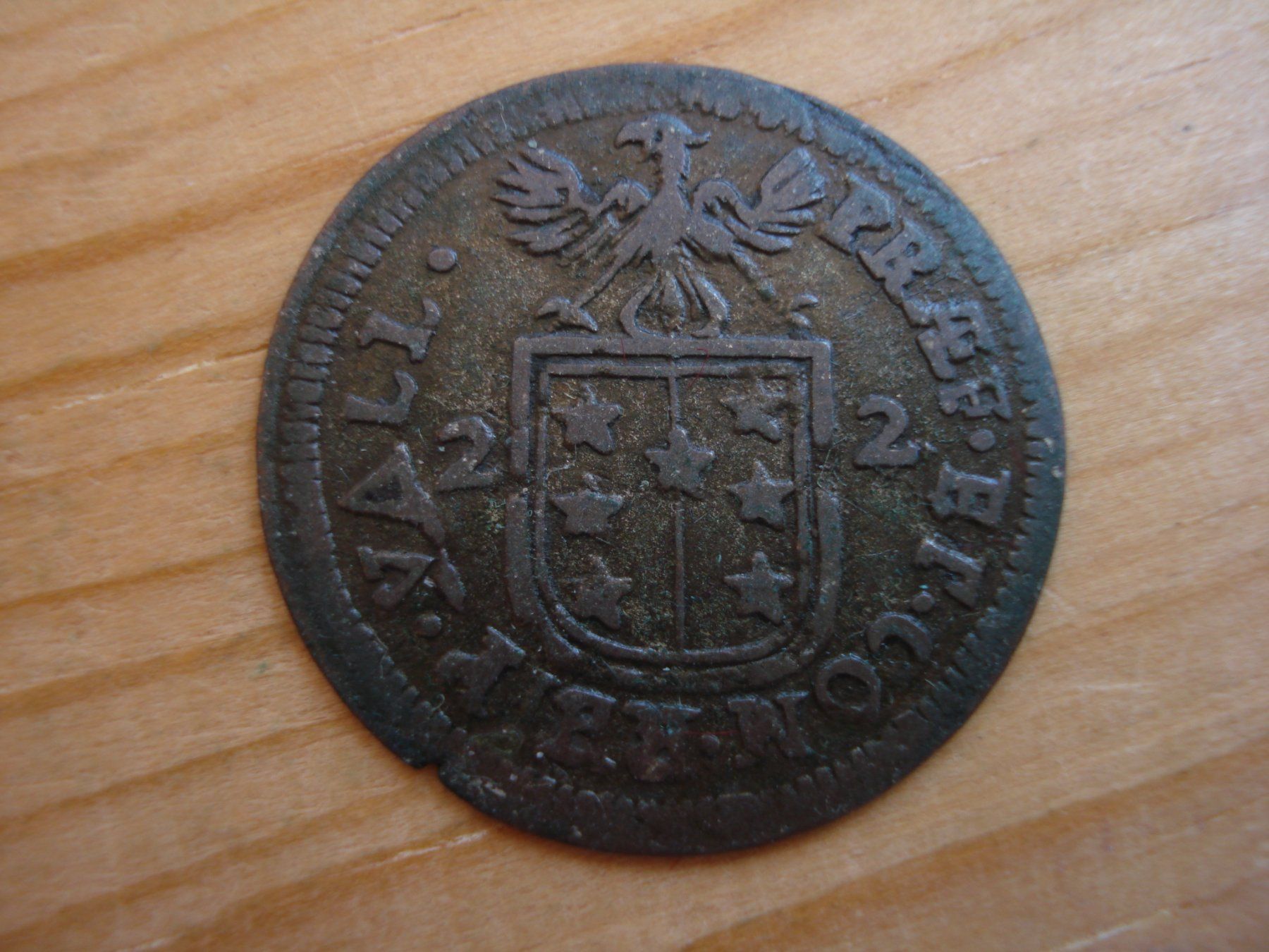 Toutes les monnaies: (H6) Wallis Halbbatzen 1722 – D'occasion à Erlach par Net-Coins