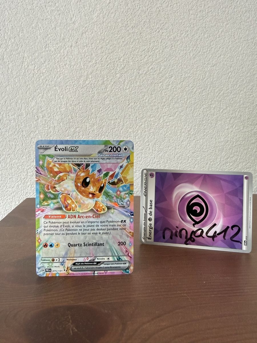 Pokémon Carte collezionabili: Évoli ex PRE 075/131 – Nuovo (secondo la descrizione) da La Tour-de-Peilz venduto da ninja412