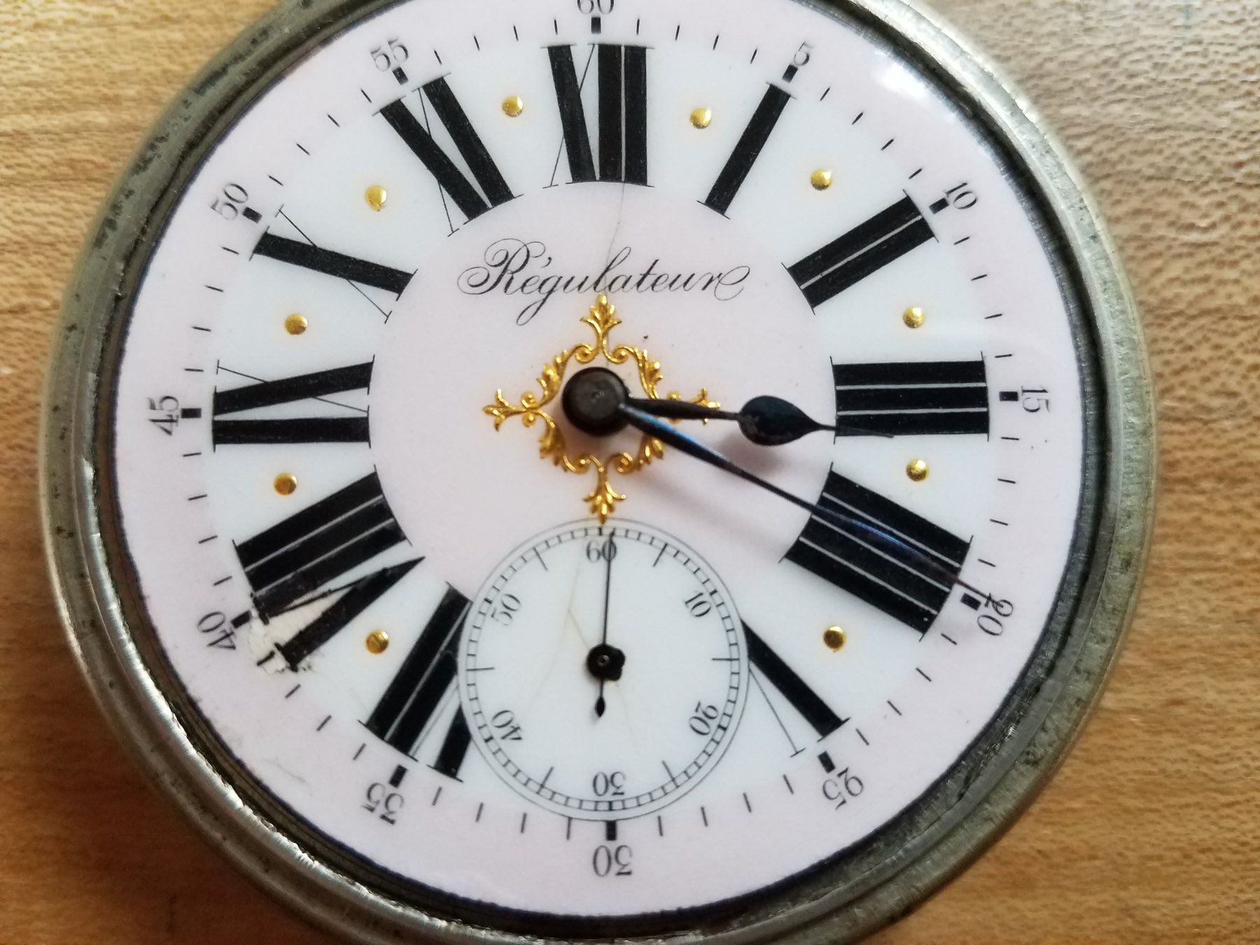 Montres: Antike grosse Taschenuhr Regulateur – Défectueux à Rorschacherberg par Marubium 9