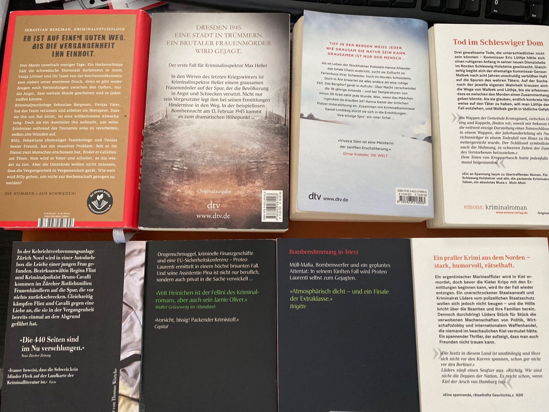 Libri: 8 spannende Krimis - Viveca Sten und andere – Usato da Erlinsbach SO venduto da Silverstorm 1