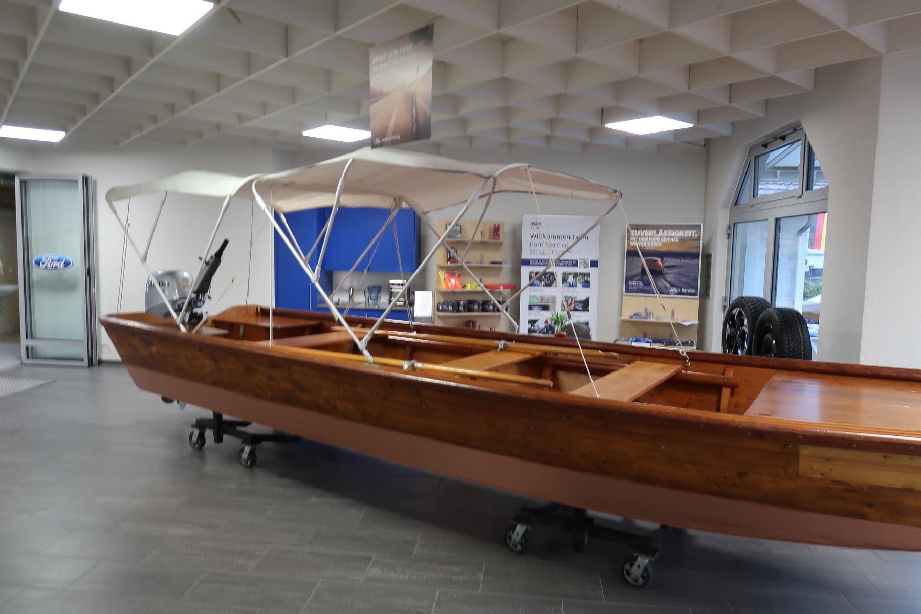 Witti Boote: Witti Holzfährboot mit Honda BF30 – Gebraucht aus Büsingen von garagealtmann 8
