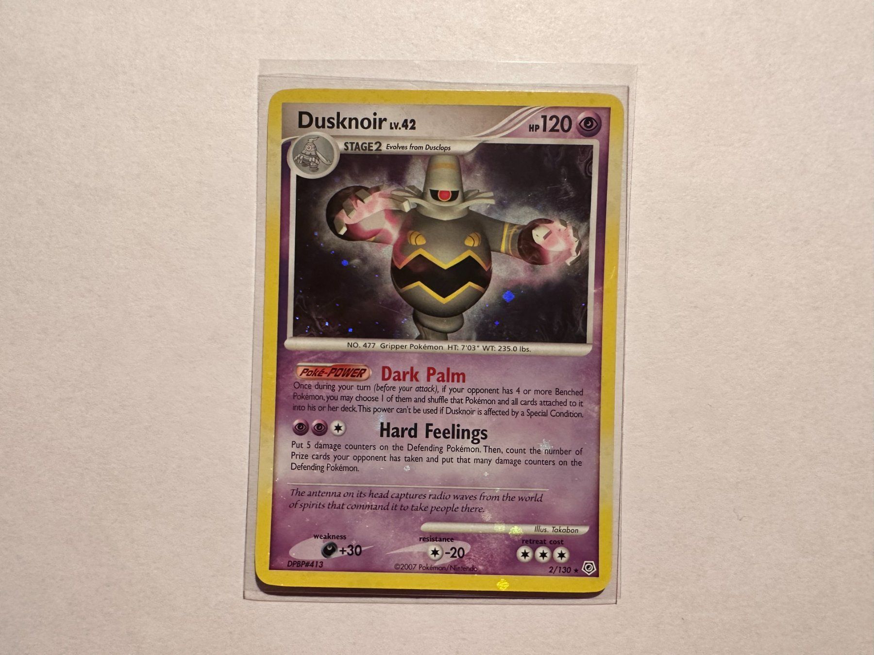 Pokémon Carte collezionabili: Dusknoir holo bleed Diamond & Pearl Base EN – Usato da Hagendorn venduto da Pokecollectorch