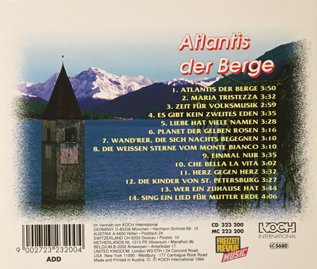 CD: Kastelruther Spatzen - Atlantis der Berge – Usato da Grüningen venduto da azulmarron 1