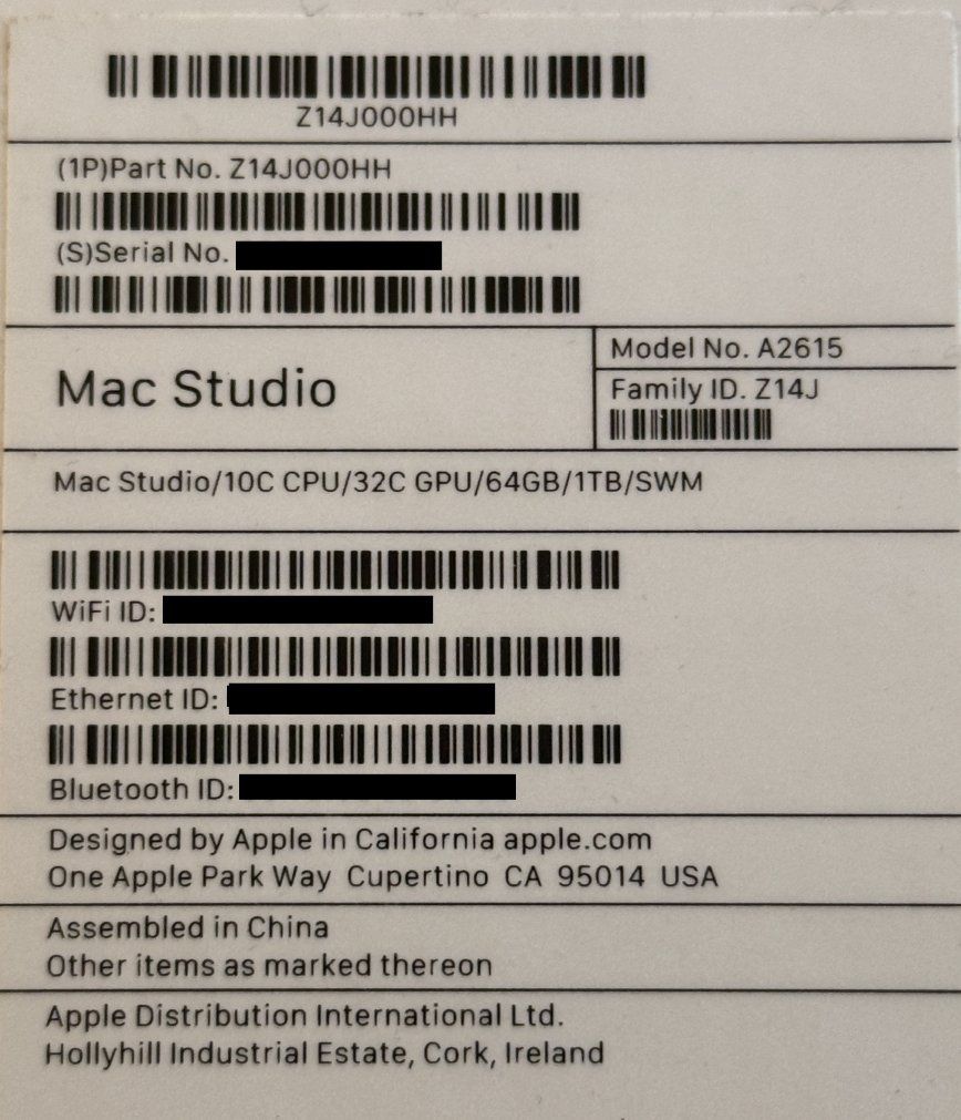 Apple PC: AppleMac Studio M1 Max, 10-C CPU, 32-C GPU, 64 GB, 1TB – Usato da Hägendorf venduto da mige_stalder 3